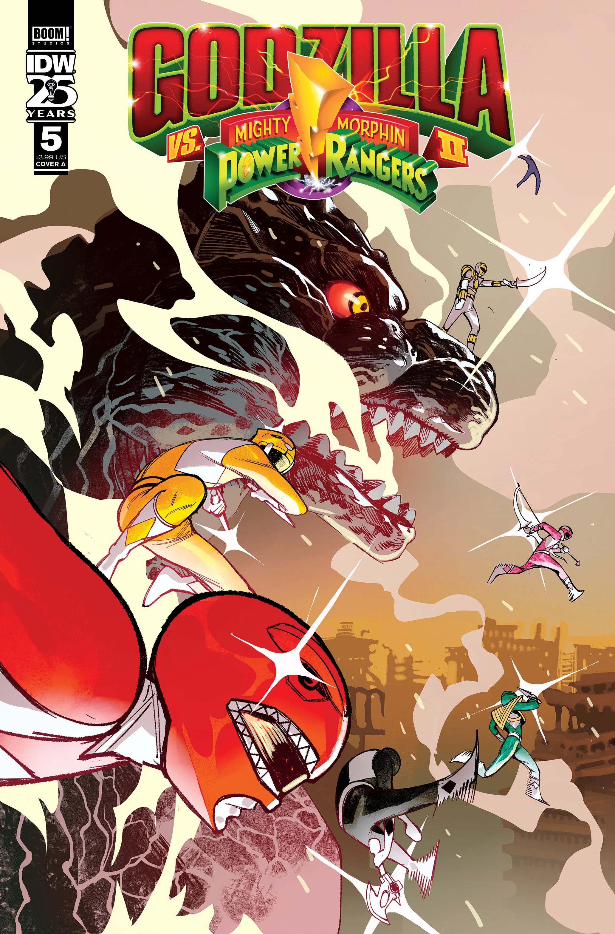 Godzilla vs. The Mighty Morphin Power Rangers II issue 5 (2024