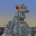 Mechagodzilla in Minecraft: Bedrock Edition