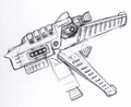 Kiryu's rocket launcher concept art