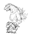 Godzilla concept art