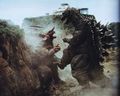 7. Godzilla vs. Baragon (Godzilla, Mothra and King Ghidorah: Giant Monsters All-Out Attack)
