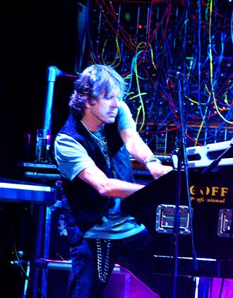 Keith Emerson at a performance in St. Petersburg, Russia