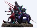 Shin Universe Statue set