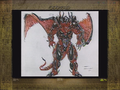 Decided design art from Godzilla vs. Mothra 2002 Toho DVD special features