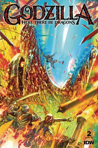 Cover A of issue #2 by Inaki Miranda