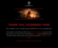 Thank You Legendary Fans
