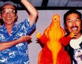 Haruo Nakajima and Kenpachiro Satsuma at G-Fest 1996