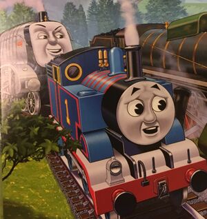 No train had ever touched Thomas like this before. His wheels felt weak.