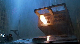 An M270 MLRS in GODZILLA (1998)