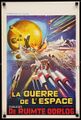 Belgian The War in Space poster