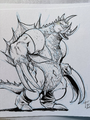 Gigan x Bebop concept art by Fero Pe