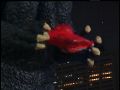 Godzilla holding Torema's ship