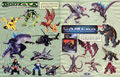 "Sea-Rex" in an advertisement for Trendmasters' cancelled Godzilla: The Series toy line