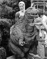 Wataru Fukuda in the Godzillasaurus suit