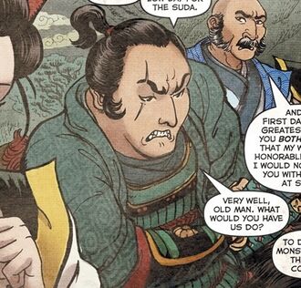 Gorou Suda unmasked in Godzilla: Rage Across Time #1