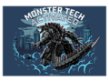 Monster Tech poster (Blue)