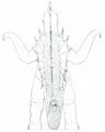 Gigan artwork from The Official Godzilla Compendium