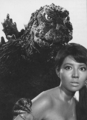 Godzilla and Dayo in a publicity photo