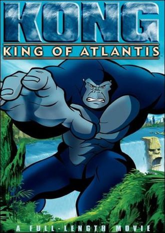 The North American DVD cover for Kong: King of Atlantis