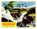 American Rodan lobby card (RKO variant)