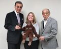 Akira Takarada with Linda Miller and Haruo Nakajima