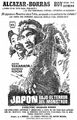Spanish Godzilla promotional newspaper
