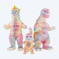 All Monsters Attack Soft Vinyl Figure Set Spring Glow in the Dark