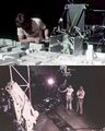 A Bullmark Mechagodzilla figure on the set of Star Wars