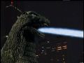 The real Godzilla fires his ray