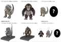 Sega Godzilla vs. Kong prize plushes and figures