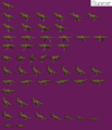 Vastatosaurus rex sprites