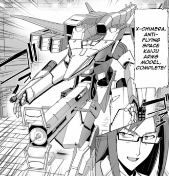 The X-Chimera's Anti-Space Kaiju model