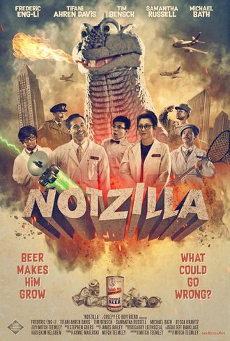 The American poster for Notzilla