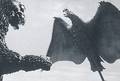 The 1/2 scale pole-operated Rodan puppet