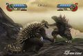 Godzilla fighting Anguirus