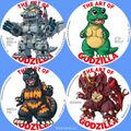 Mechagodzilla (Noriyoshi Ohrai Poster Ver.), LittleGodzilla, Godzilla 1995 and Destoroyah