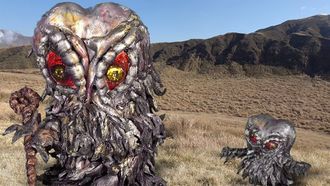 Grandpa Hedo and Young Hedo in Godziban