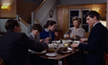 Bob's family enjoys dinner