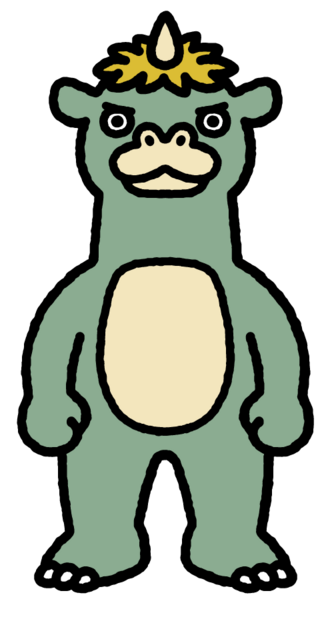 Chibi Gabara as he appears in Chibi Godzilla Raids Again