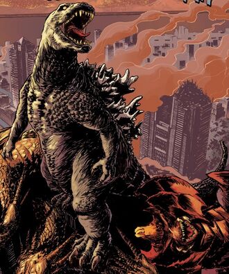 Godzilla in Issue 4