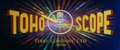 English Tohoscope logo (2.35:1, ca. 1959)