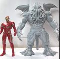 An unpainted Y-MSF Cthulhu toy