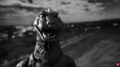Godzilla having a vision of the 1954 Godzilla