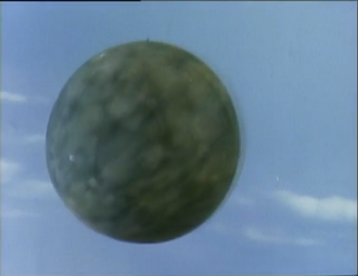 Shadorah's orb form in Zone Fighter