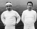Katsuma Tezuka with Haruo Nakajima