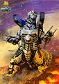 Art by Shinji Nishikawa to commemorate the game's 3rd anniversary