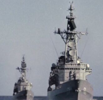 Hatakaze-class destroyers in Godzilla: Tokyo SOS