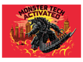 Monster Tech poster (Red)