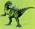 Godzilla Junior concept art