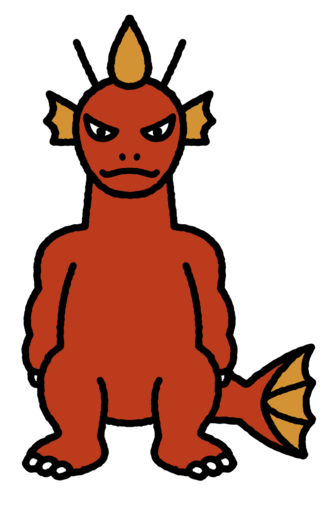Chibi Titano as he appears in Chibi Godzilla Raids Again